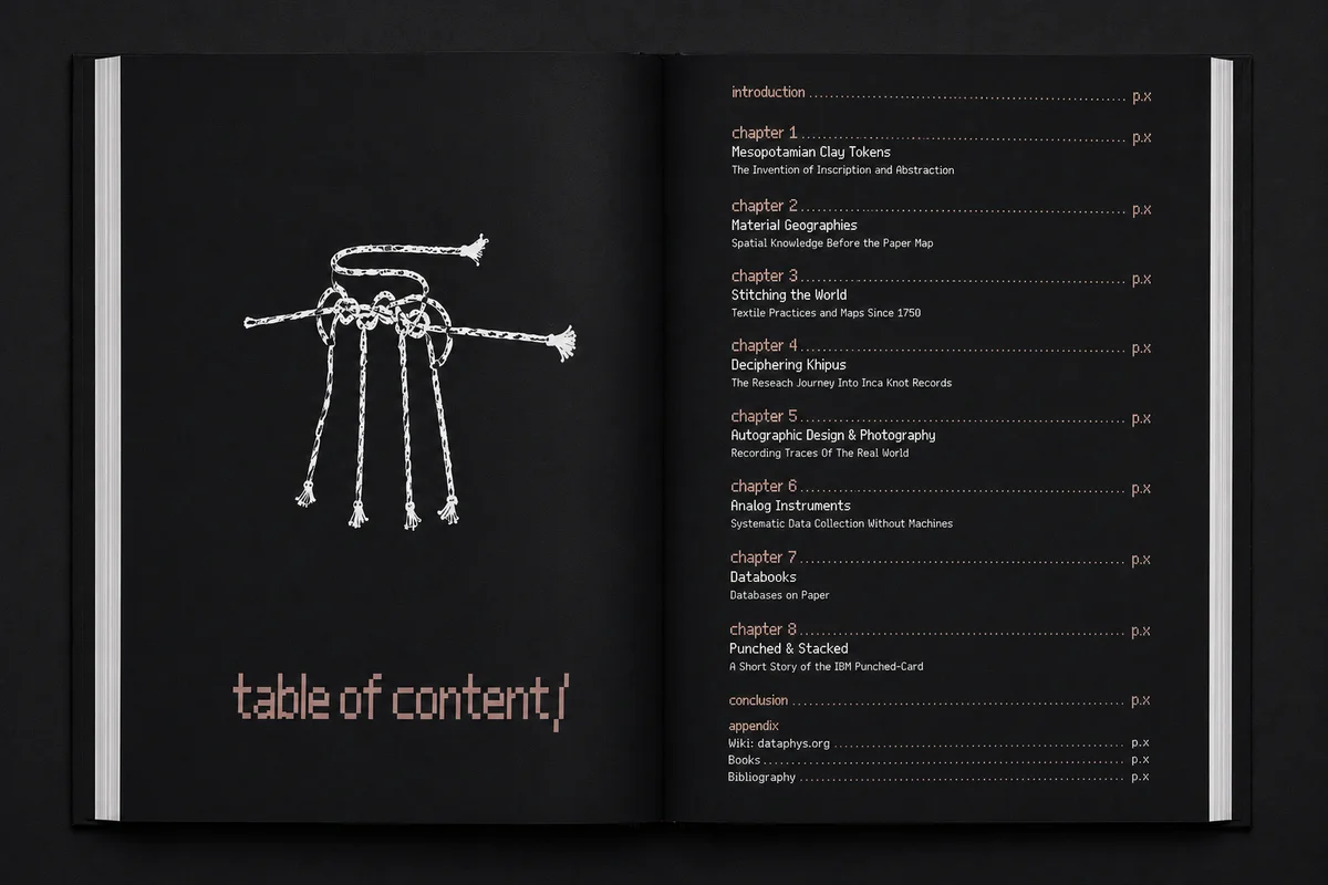 Datartefact — Book 1 table of contents